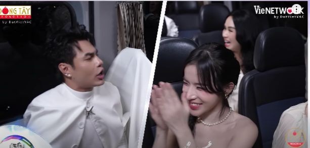 Dương Lâm làm lơ xe, liên tục xịt keo khi đối đáp với đàn chị Thanh Lam-4