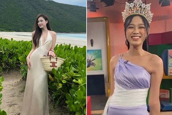 Hoa hậu Đỗ Thị Hà thăng hạng phong cách thấy rõ chỉ qua một chiếc váy lụa