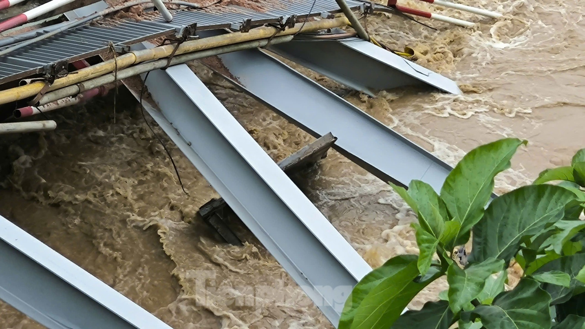 Hiện trường cầu Phong Châu sau khi bị sập-4