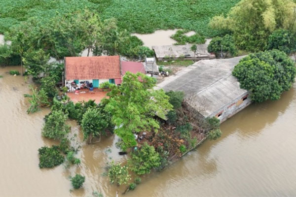 Hà Nội: Phát lệnh báo động lũ trên sông Cầu, sông Bùi trong đêm-1