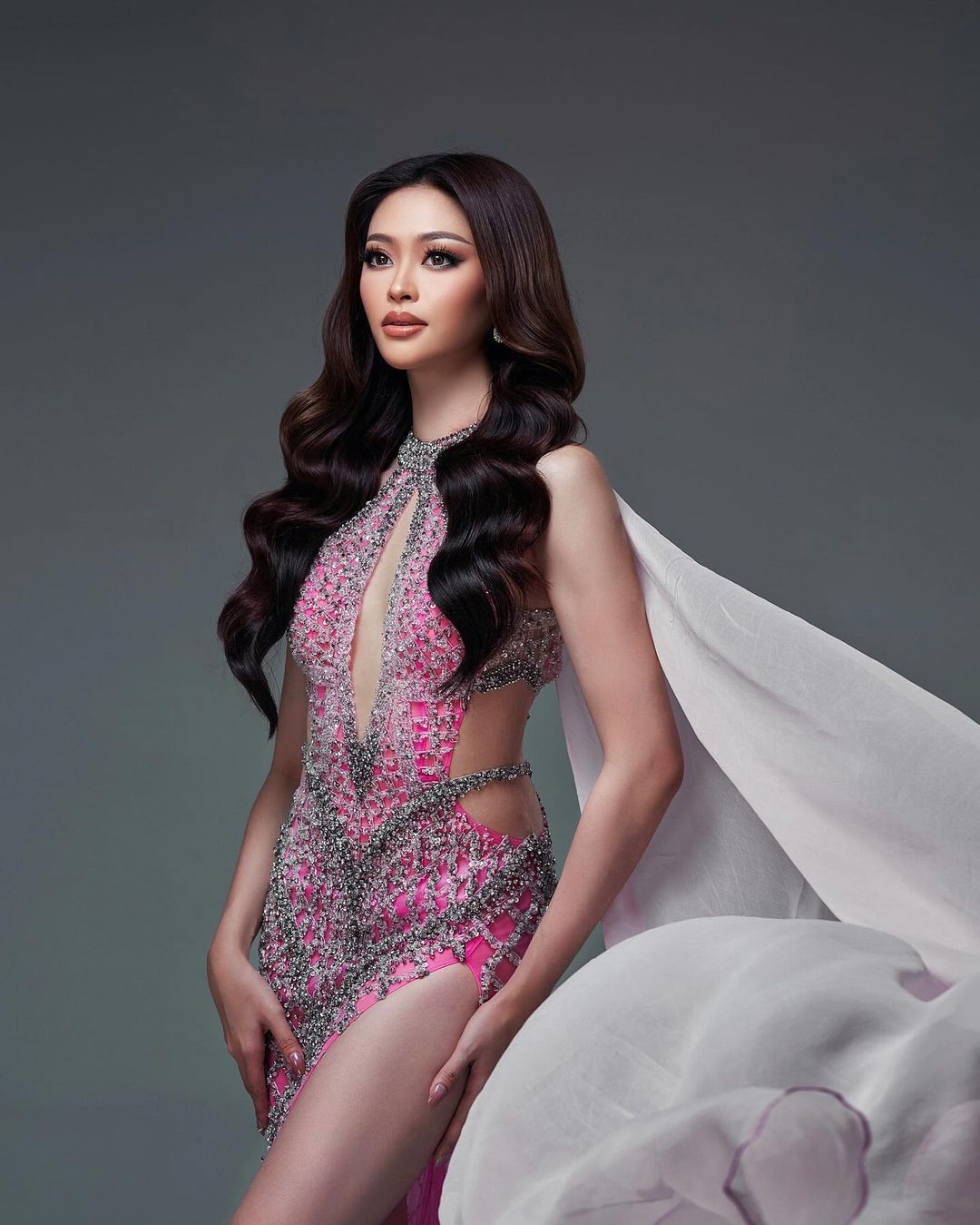 Diễn viên đóng phim cùng Âu Dương Chấn Hoa đăng quang Hoa hậu Hoàn vũ Malaysia-11