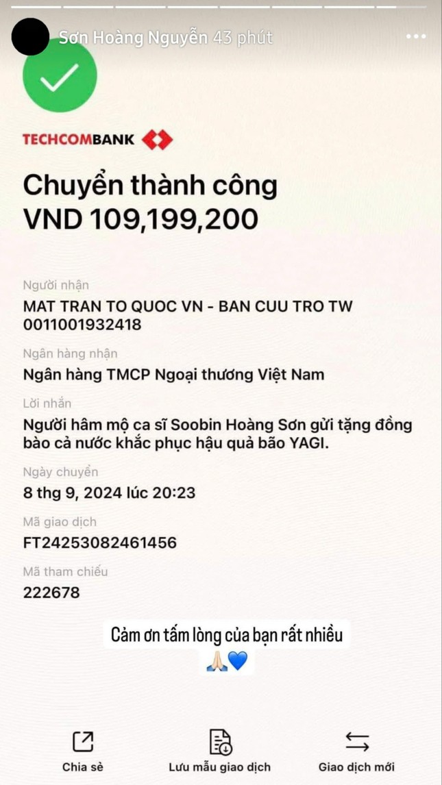 Dàn sao Việt chung tay hỗ trợ hơn 2,5 tỷ đồng gửi tới người dân vùng bão lũ-22