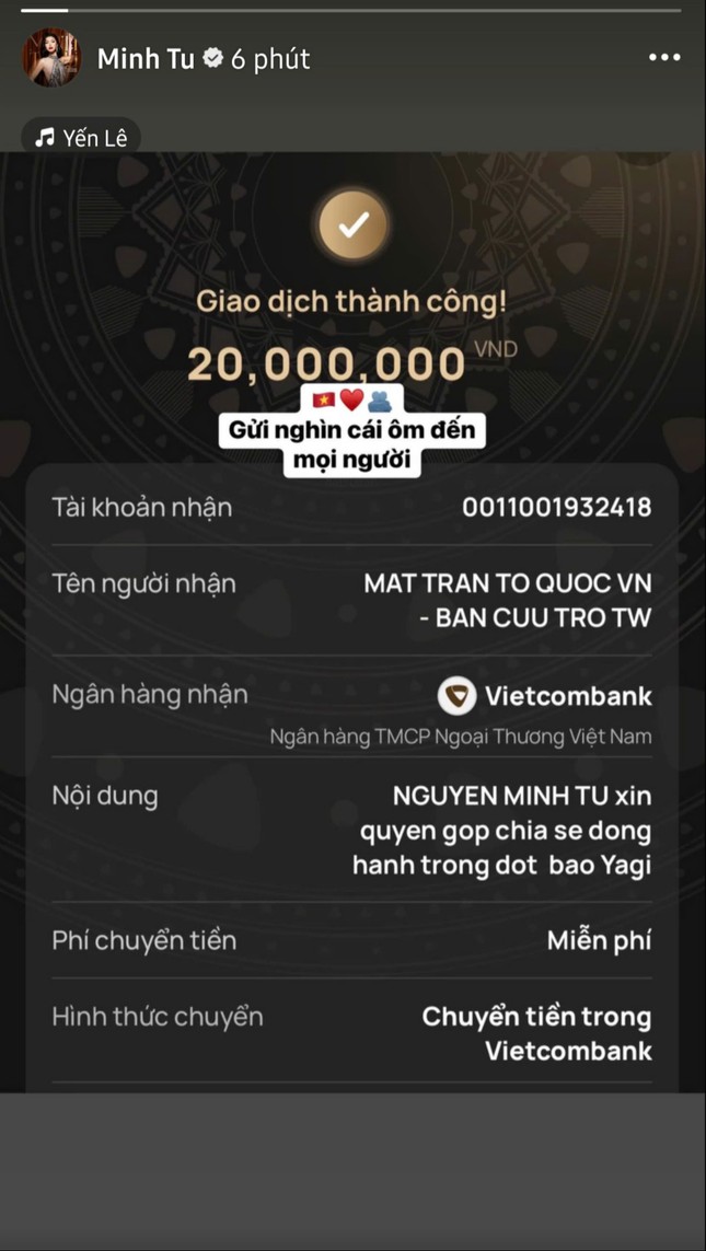Dàn sao Việt chung tay hỗ trợ hơn 2,5 tỷ đồng gửi tới người dân vùng bão lũ-9