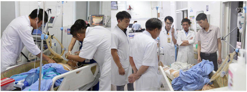 Cứu sống người phụ nữ bị ngừng tim do mưa lũ, sạt lở đất-1