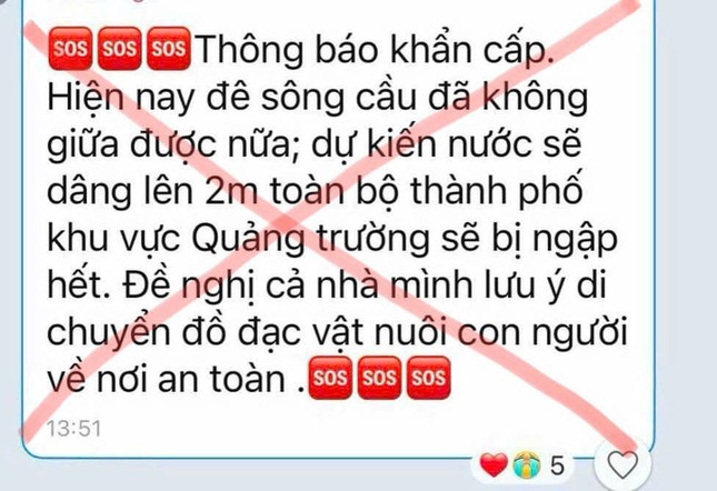 Xuất hiện nhiều tin giả, kêu gọi từ thiện để lừa đảo trong đợt mưa lũ miền Bắc-1