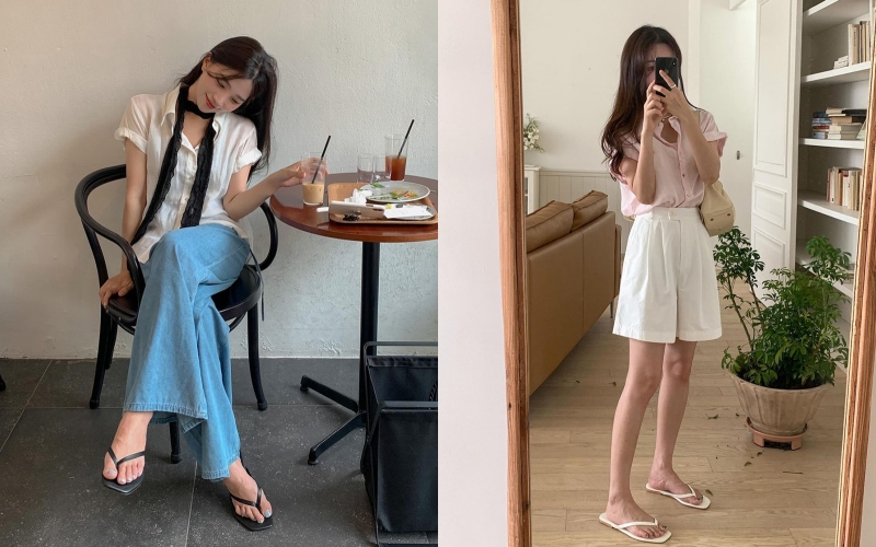 5 công thức diện đẹp dép tông trong ngày mưa gió-1