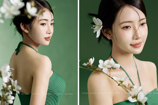 Vẻ đẹp ngọt ngào của BTV dự báo thời tiết Ngọc Khánh