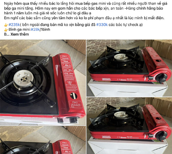 Sợ ngập lụt mất điện, dân Hà Nội hối hả sắm bếp gas mini, tậu bếp cồn-1
