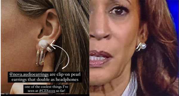 Thực hư vụ bà Harris đeo tai nghe giả khuyên để được nhắc bài-2