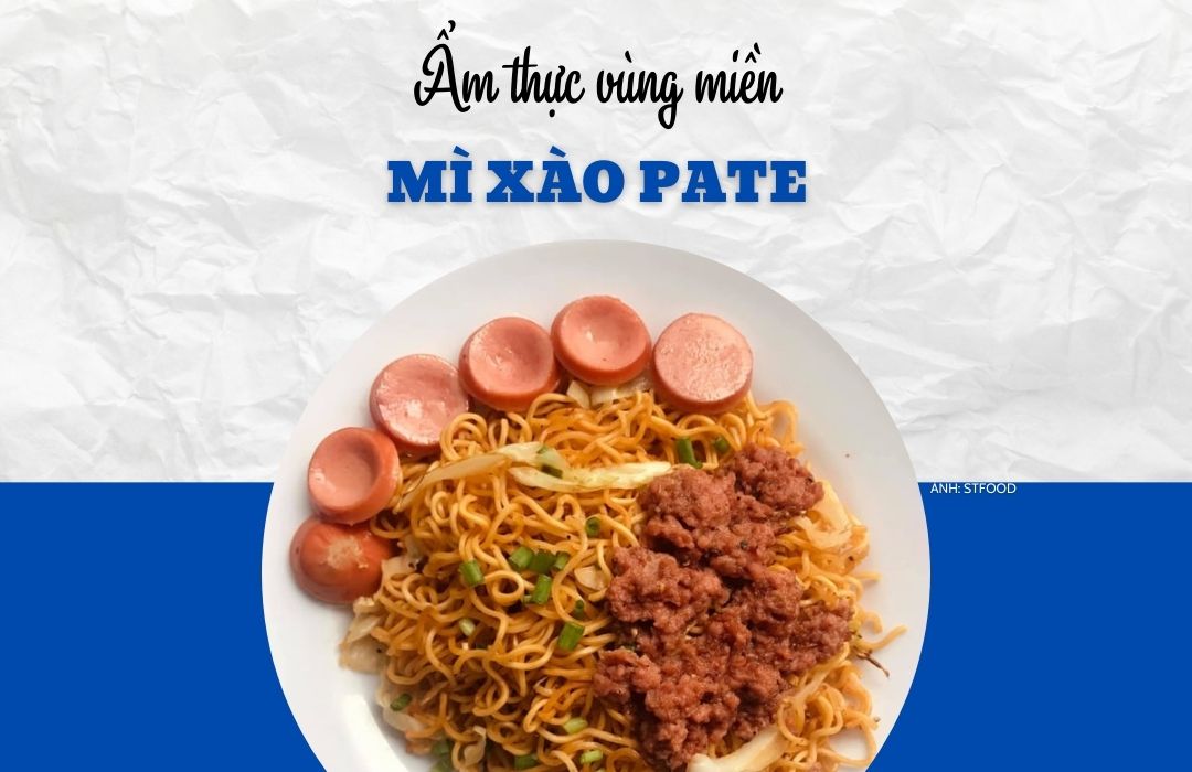 Đổi vị mì gói khi xào chung với pate-1