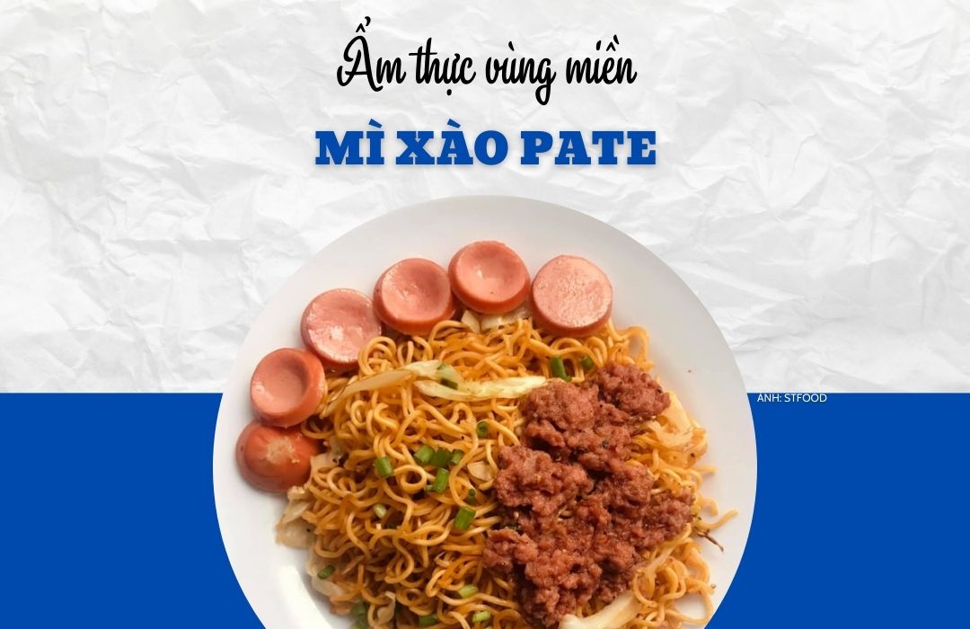 Đổi vị mì gói khi xào chung với pate-1
