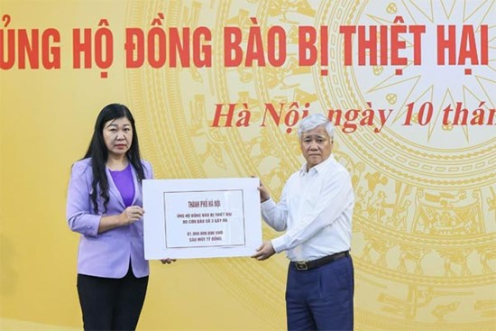 MTTQ Việt Nam công bố hơn 12.000 trang sao kê tiền ủng hộ đồng bào bị bão lũ