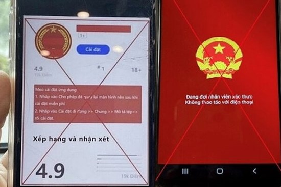 Cài đặt app giả mạo Bộ Công an, người phụ nữ ở Hà Nội mất 500 triệu đồng