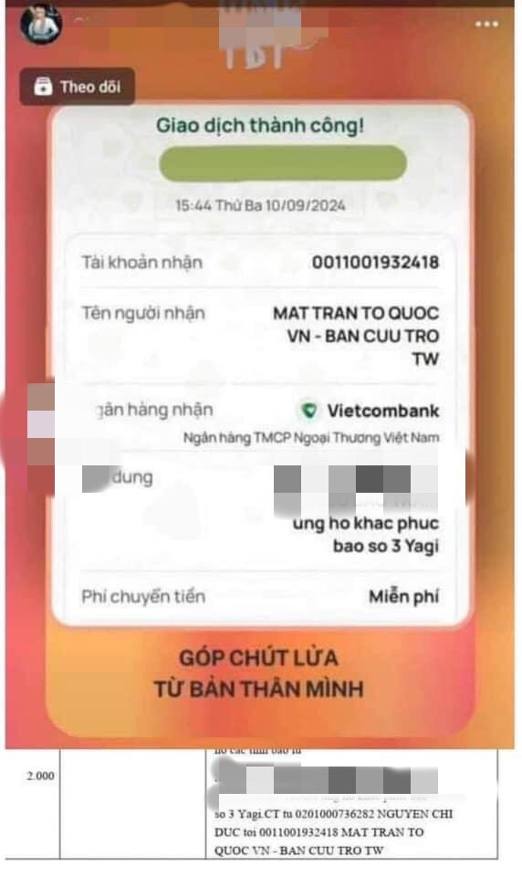 Sao kê từ thiện của MTTQ Việt Nam: Nhiều fanpage bị netizen tố phông bạt-4