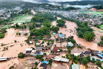 Ngập lụt tồi tệ do bão Yagi, Thái Lan - Lào huy động quân đội, máy bay ứng cứu