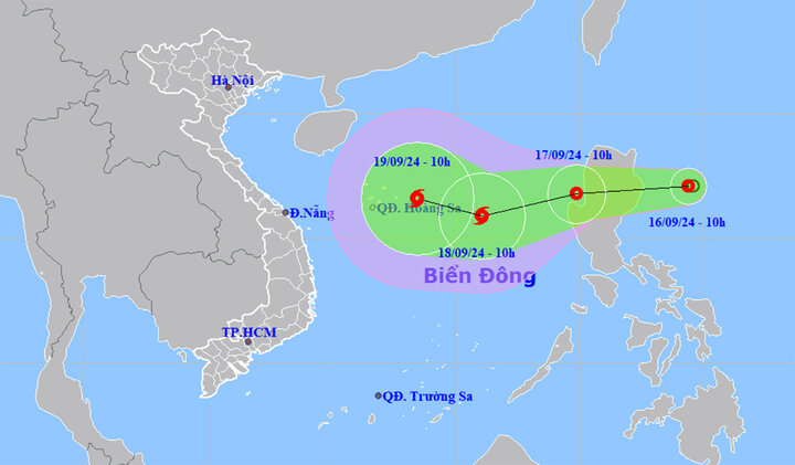 Áp thấp nhiệt đới sắp vào Biển Đông, khả năng mạnh lên thành bão số 4-1