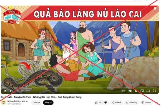 Phẫn nộ hình ảnh clip với tựa đề “Quả báo làng Nủ Lào Cai”