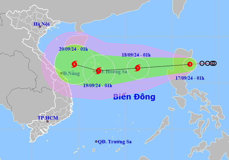 Áp thấp nhiệt đới vào Biển Đông hôm nay, di chuyển rất nhanh-1