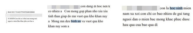 Những màn chuyển khoản dễ thương và lời nhắn xúc động trong sao kê của MTTQ-3