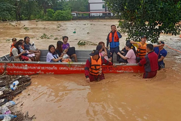 Nước sông Mê Kông dâng cao, Thái Lan ngập lụt nghiêm trọng-2