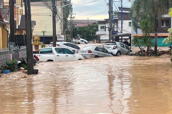 Nước sông Mê Kông dâng cao, Thái Lan ngập lụt nghiêm trọng-3