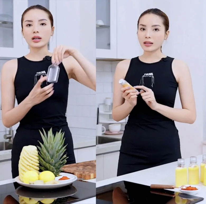 Ba thức uống giúp Kỳ Duyên có eo 60 cm hút mắt-3