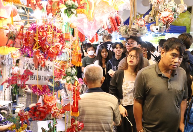 Giới trẻ chen chân trẩy hội đêm Trung thu ở phố lồng đèn lớn nhất TPHCM-11