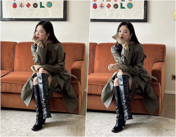 Tham khảo Song Hye Kyo cách diện đồ tối màu sang trọng-2