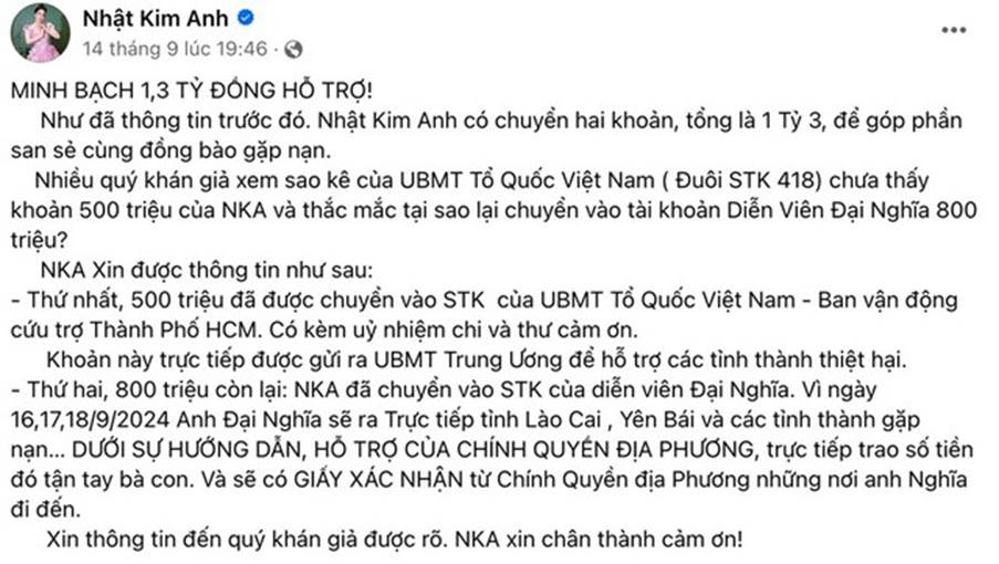 Nữ ca sĩ vừa chi 1,3 tỷ đồng ủng hộ đồng bào vùng bão lũ, giàu có cỡ nào?-3