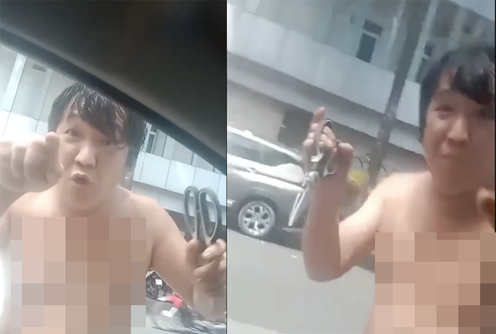 Tìm người đàn ông cầm kéo tấn công tài xế ô tô ở trung tâm TPHCM-1