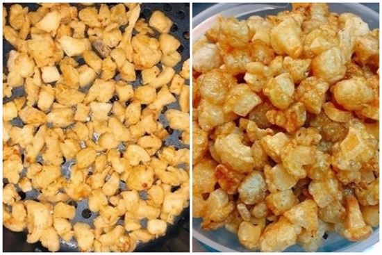 Cách làm tóp mỡ bằng nồi chiên không dầu ngon giòn, nhanh bất ngờ và nhàn tênh
