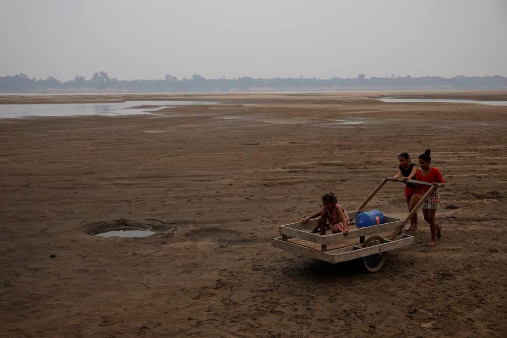 Hạn hán lịch sử, sông Amazon khô cằn-13