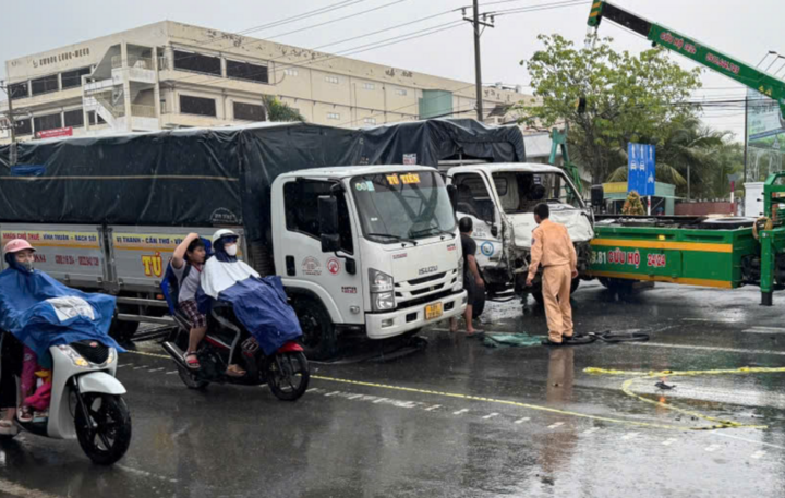 Cần Thơ: Kẻ cướp xe tải gây tai nạn liên hoàn, 2 người tử vong-1