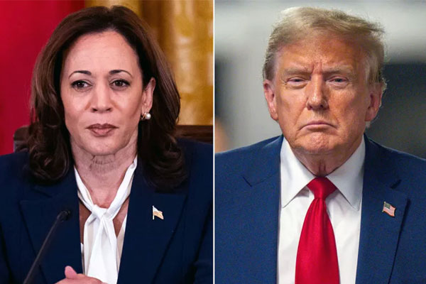 Ông Trump và bà Harris bám đuổi sít sao ở các bang chiến địa-1