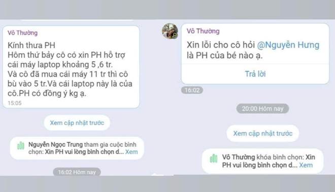 TP.HCM: Tạm ngưng phân lớp cô giáo vận động phụ huynh mua laptop cá nhân-2