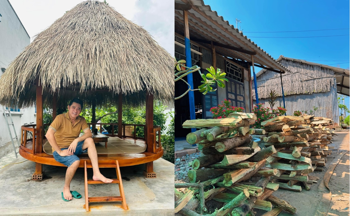 Diễn viên Huỳnh Anh Tuấn nấu ăn mướt mồ hôi, ở nhà vườn rộng 6.000m2-9