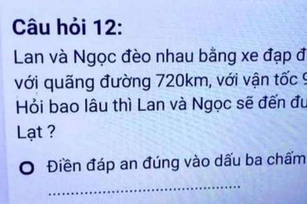 Những bài toán khiến phụ huynh cười ra nước mắt ngay sau khi đọc đề-3