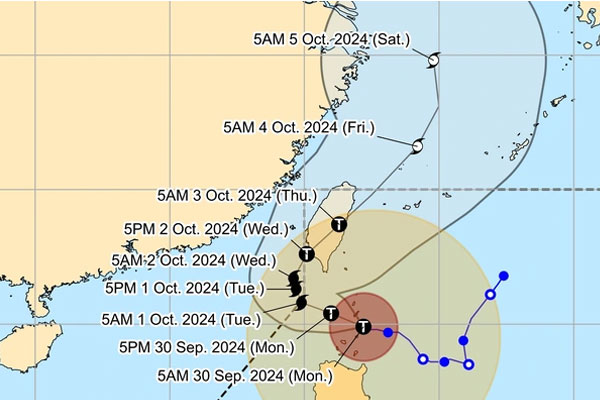 Bão Krathon giật cấp 17 gần Biển Đông có ảnh hưởng tới Việt Nam?-4