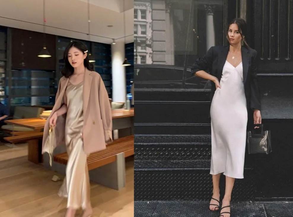 Cách phối đồ với một chiếc váy lụa-10