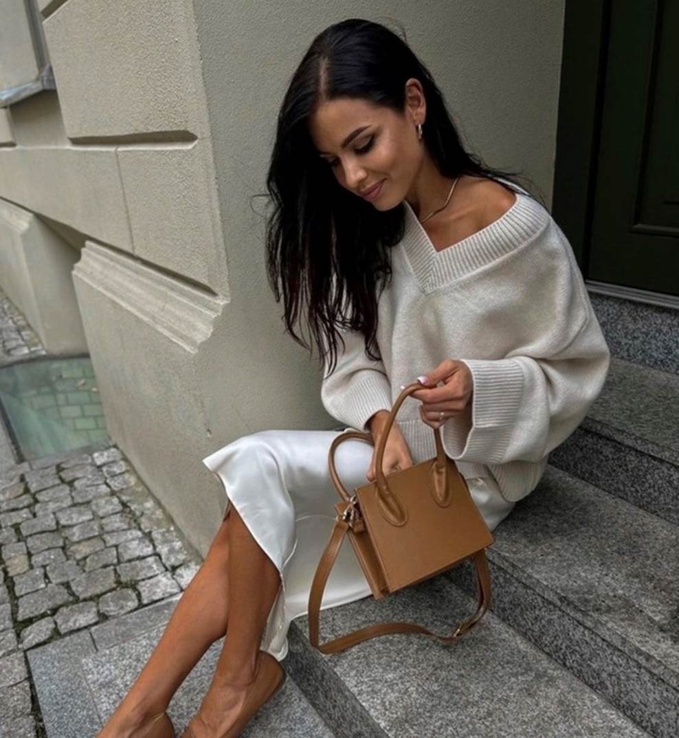 Cách phối đồ với một chiếc váy lụa-5