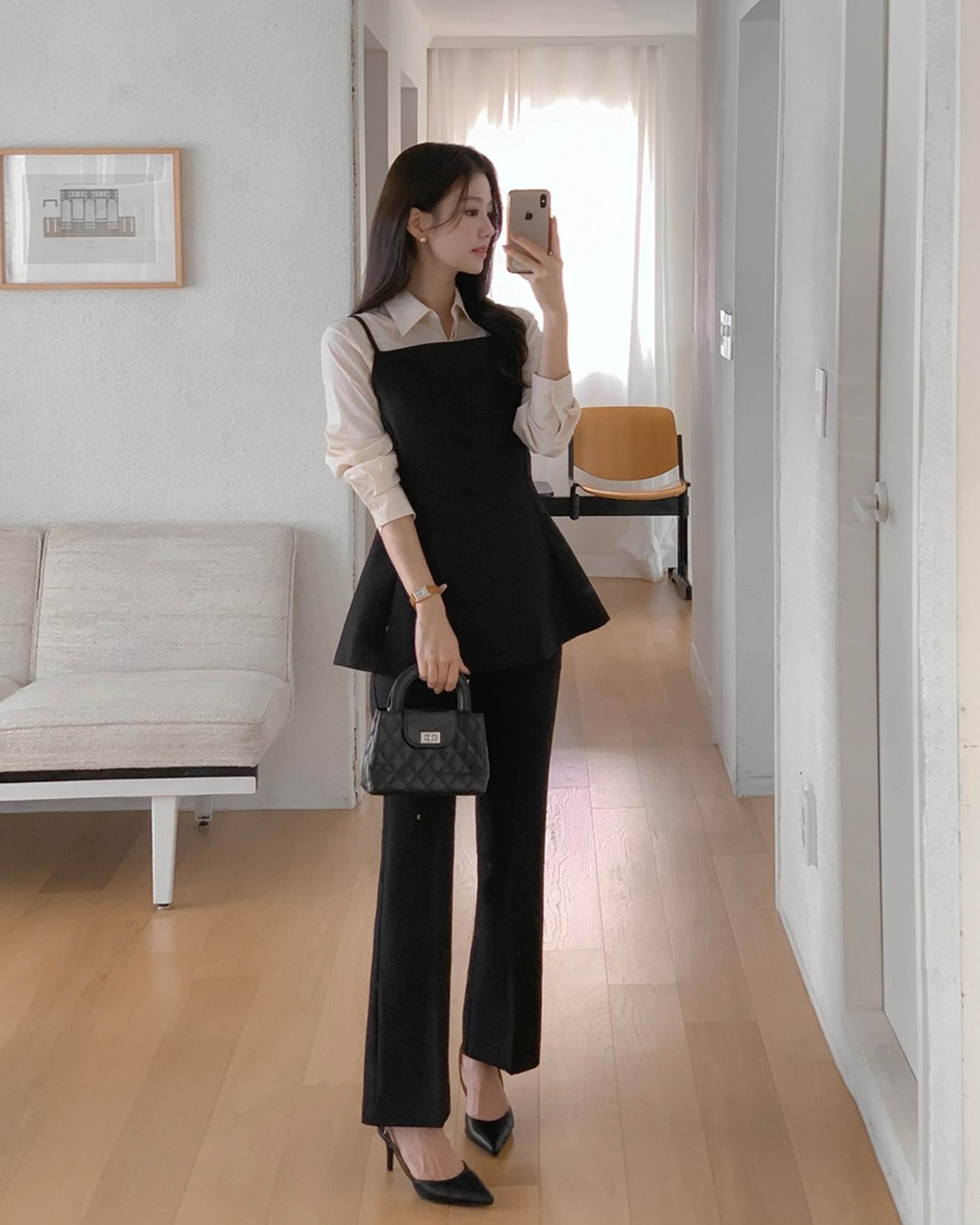 Tham khảo 10 cách mặc quần đen nếu bạn không thích phối đồ cầu kỳ-2