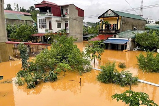 Lũ trên sông Thao tại Yên Bái có thể trên báo động 3 trong 6-12h tới