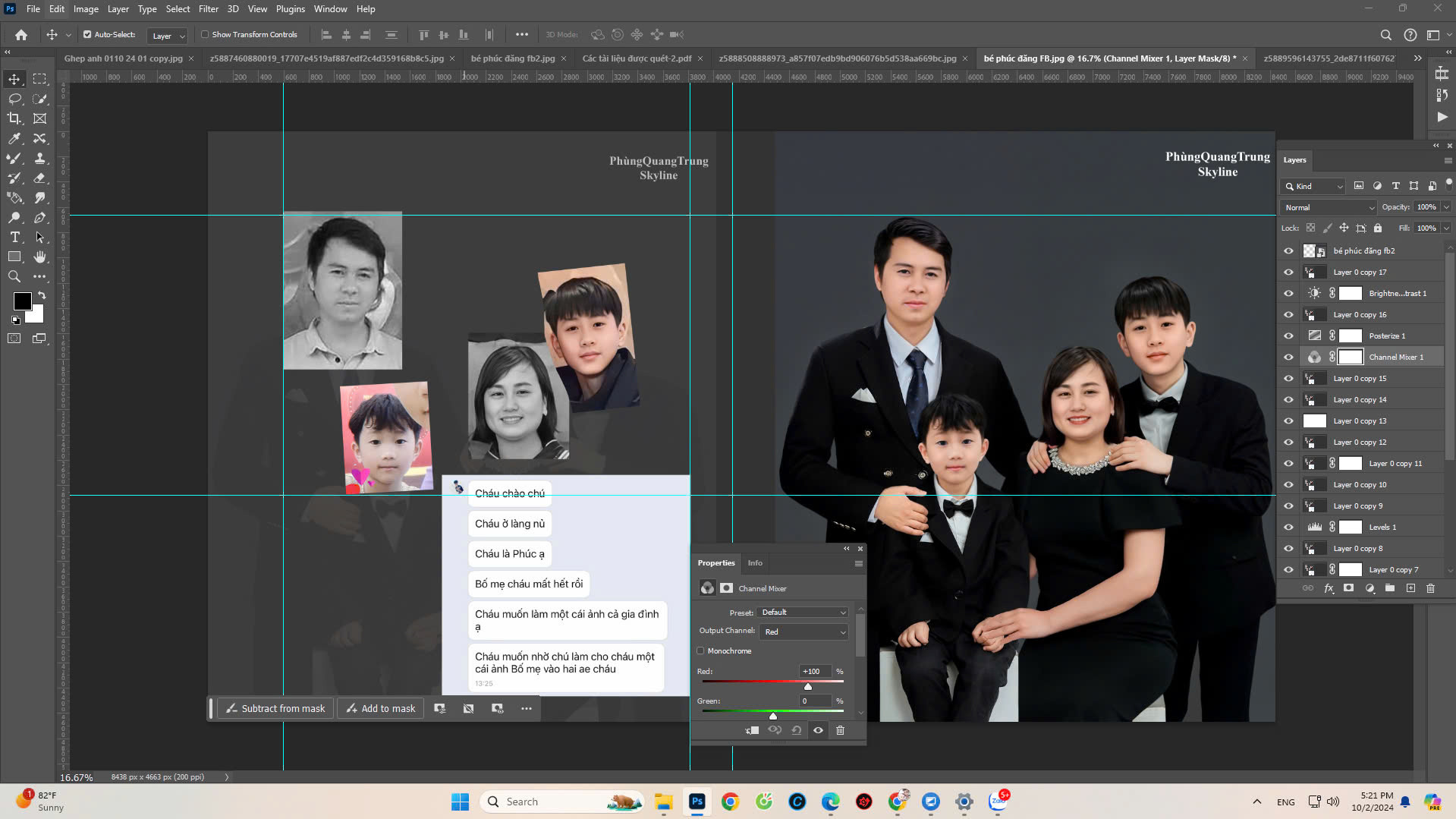 Chuyện cảm động phía sau tấm ảnh phục dựng gia đình đủ 4 người ở Làng Nủ-1