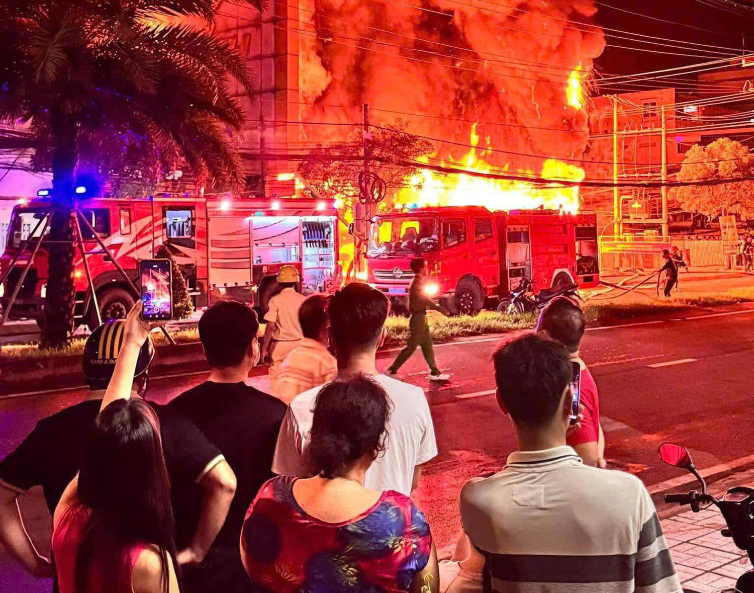 Cửa hàng điện máy ở An Giang cháy dữ dội lúc rạng sáng-1