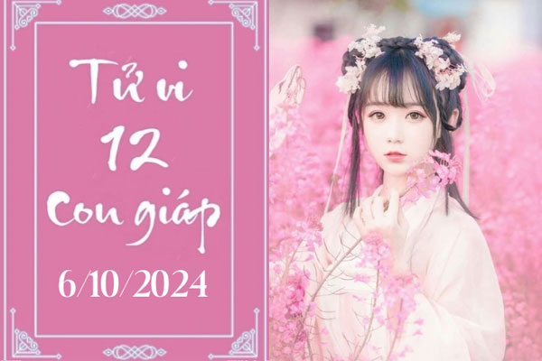 Tử vi 12 con giáp hôm nay ngày 6/10/2024: Thìn phát triển, Thân nóng vội-1