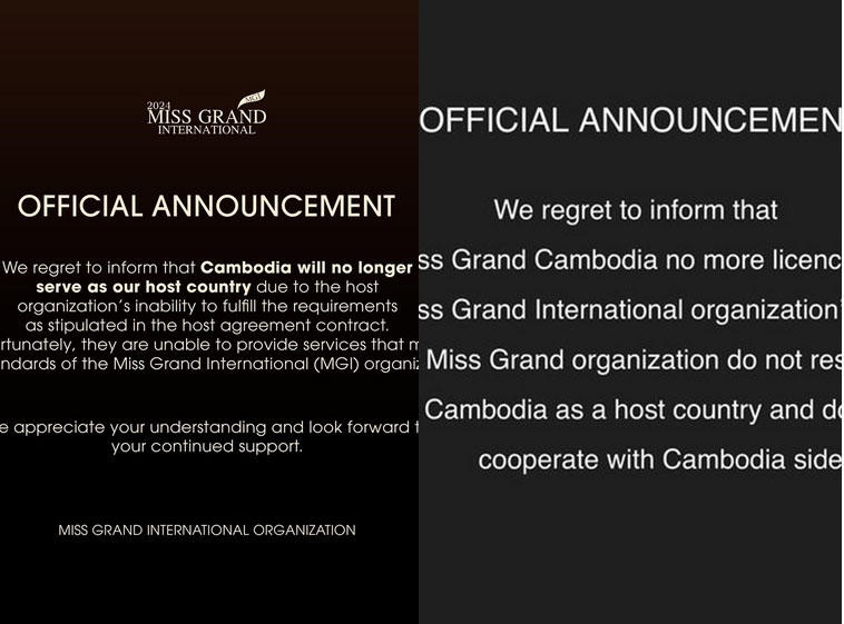 Miss Grand International 2024: Mâu thuẫn nảy lửa, Campuchia mất quyền đăng cai-1