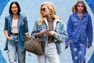 Mùa thu này quý cô sẽ thêm cá tính với loạt bản phối denim on denim cực chất