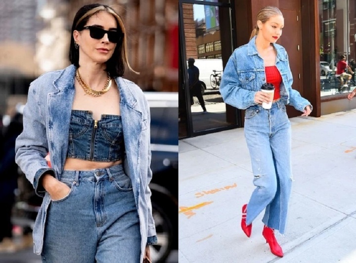 Mùa thu này quý cô sẽ thêm cá tính với loạt bản phối denim on denim cực chất-4