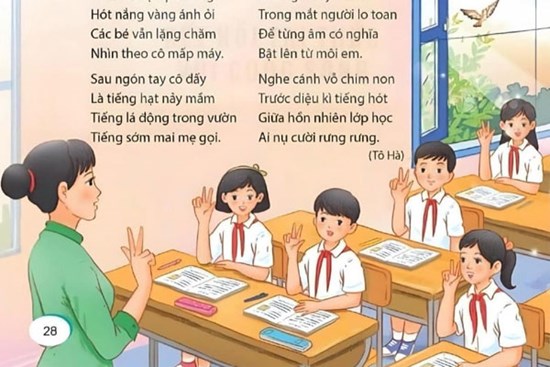 Tranh luận về bài thơ có 'đủ tầm' được đưa vào sách giáo khoa