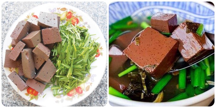 Huyết heo nấu canh hẹ có tác dụng gì?-1